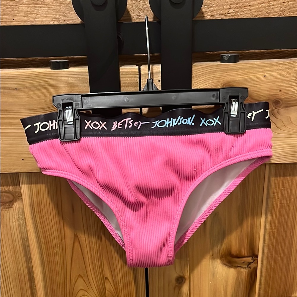 Betsey Johnson Pink Kids Swim Bottoms